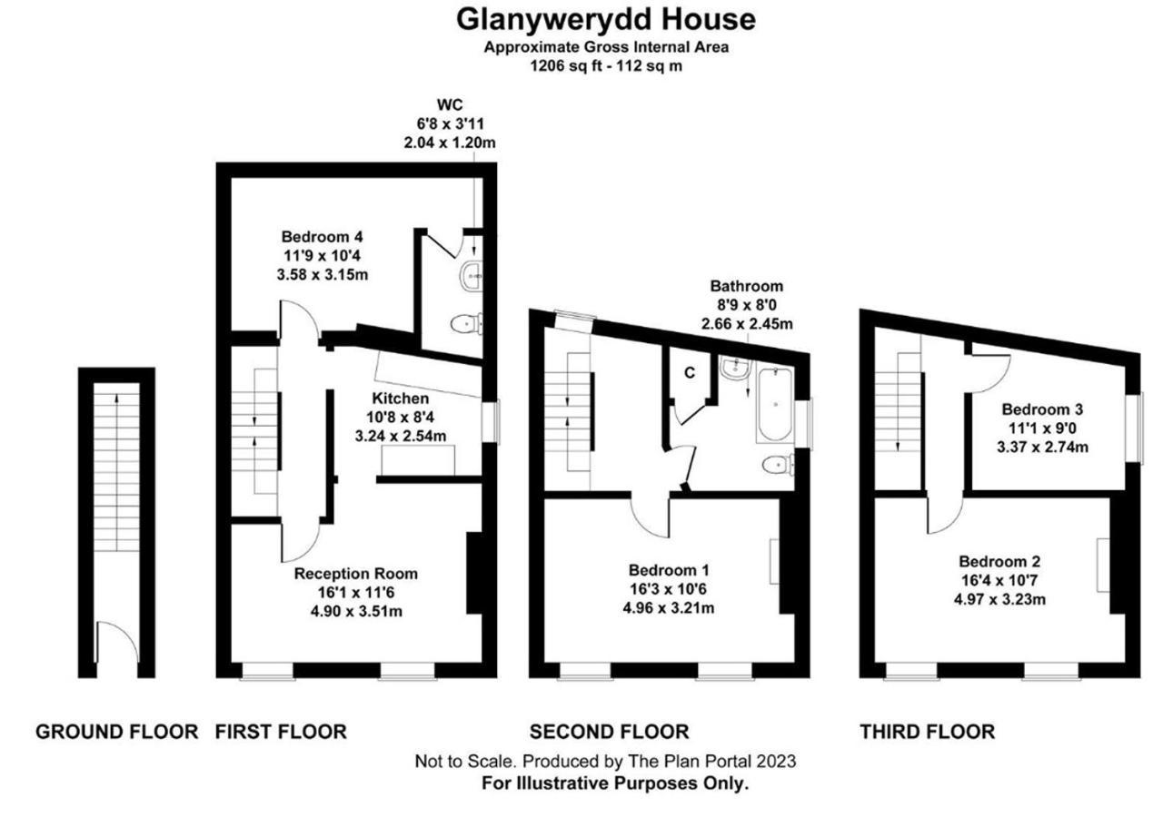 Luxury 4 Bedroom Seaside Apartment - Glan Y Werydd House 巴茅思 外观 照片